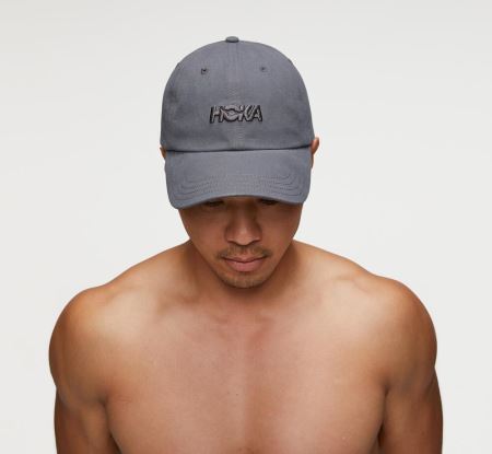 Hoka Casual Hat - Palarie Barbati Gri Inchis | RO-YAL1UkW